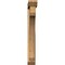 Ekena Millwork Legacy Slat Rough Sawn Bracket w/ Offset Brace, Western Red Cedar, 6"W x 36"D x 48"H BKT0604X36X48LEC06RWR - alternate 2